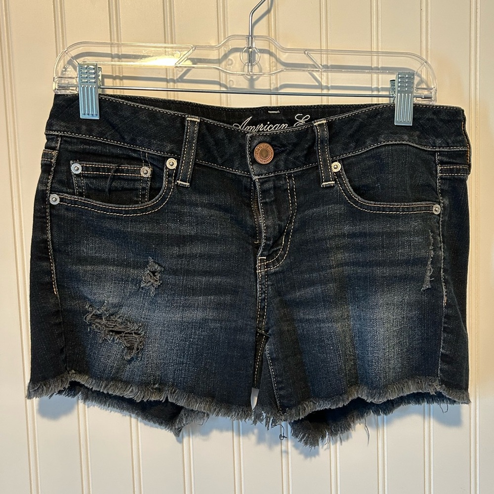 American Eagle Stretch Jean Shorts- Size 8